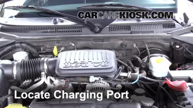 2004 Dodge Dakota Sport 3.7L V6 Crew Cab Pickup (4 Door) Air Conditioner Recharge Freon